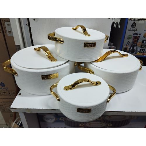 4pcs Leatherite Insulated Hotpots