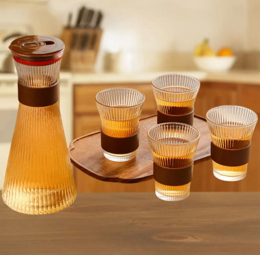 7pcs Water Set (6 Glasses + 1 Jug)
